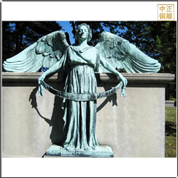 鑄銅關(guān)公 西方帶翅膀天使人物雕塑