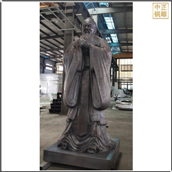 鑄銅關公 高2.6米孔子雕塑