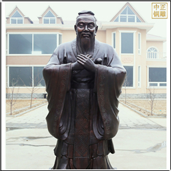 廣場孔子銅雕塑 廣場孔子銅雕塑