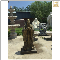 鑄銅關公 孔老夫子人物雕塑