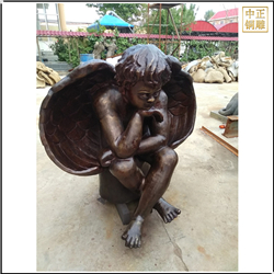 鑄銅關公 西方小天使銅雕塑