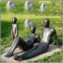 鑄銅關公 園林景觀抽象雕塑