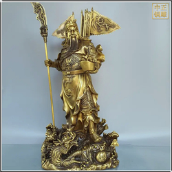 鑄銅關公 黃銅忠義關公銅雕塑