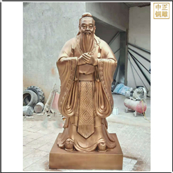 鑄銅關公 銅雕2米孔子銅像