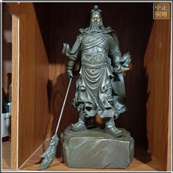 鑄銅關公 銅關公雕塑定制