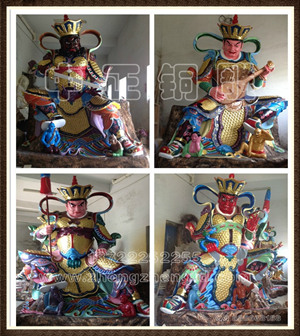 鑄銅四大天王雕塑 鑄銅四大天王雕塑