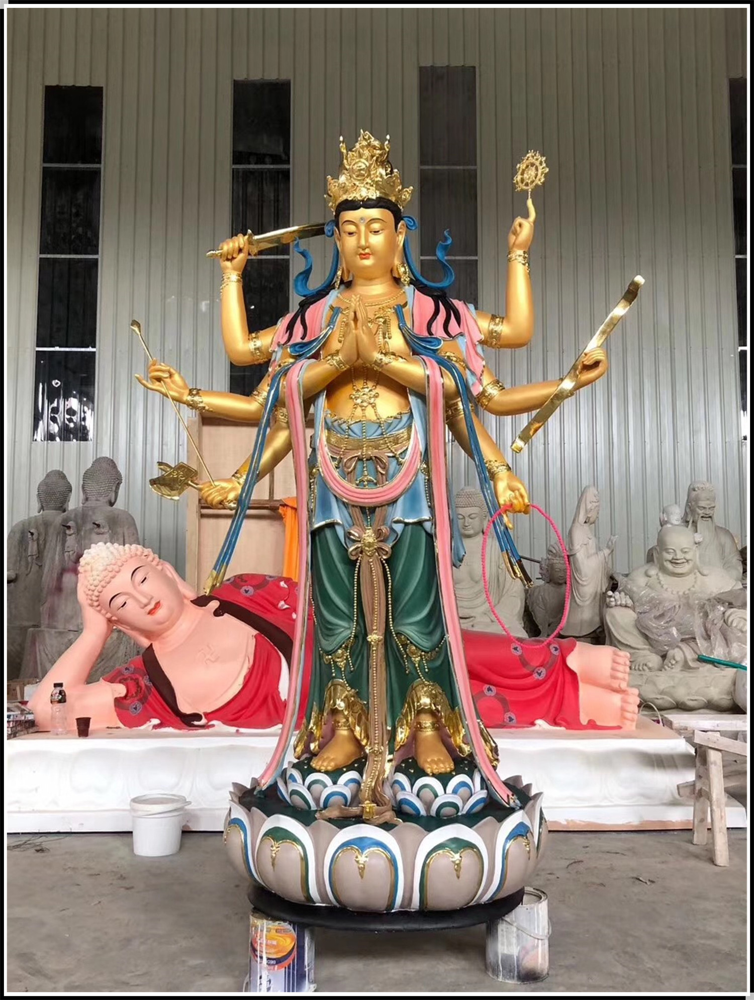 斗姆元君銅雕塑|鑄銅斗姆元君 斗姆元君銅雕塑|鑄銅斗姆元君