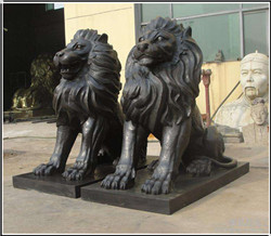 銅匯豐獅一對(duì) 銅匯豐獅一對(duì)