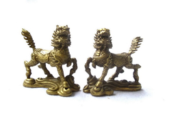銅麒麟擺件 銅麒麟擺件