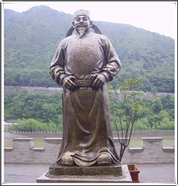 古代人物雕塑李世民 古代人物雕塑李世民