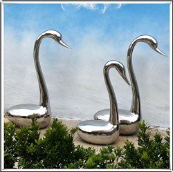 鏡面天鵝雕塑 鏡面天鵝雕塑