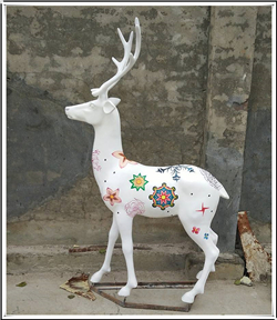 玻璃鋼彩繪動物雕塑 玻璃鋼彩繪動物雕塑