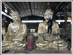 寺院大型銅雕佛像 寺院大型銅雕佛像