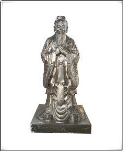 黃銅孔子雕塑 黃銅孔子雕塑