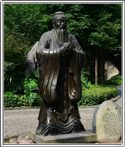 孔子銅雕 孔子銅雕