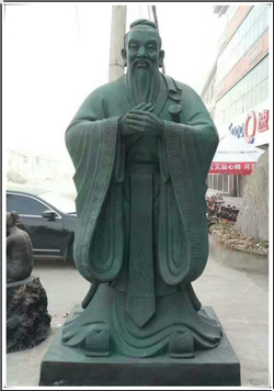 青銅孔子雕塑廠家 青銅孔子雕塑廠家