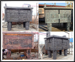 鑄造銅鼎 鑄造銅鼎