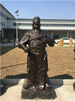 鑄銅關羽雕塑 鑄銅關羽雕塑