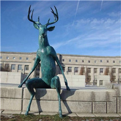 廣場(chǎng)銅鹿廠家 廣場(chǎng)銅鹿廠家