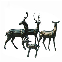 景區(qū)銅鹿鑄造 景區(qū)銅鹿鑄造