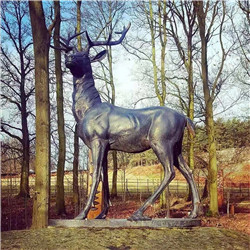 母子鹿銅雕塑 母子鹿銅雕塑