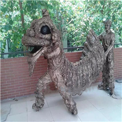 公園舞獅銅像 公園舞獅銅像