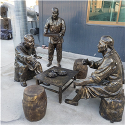 古代早點雕塑 古代早點雕塑